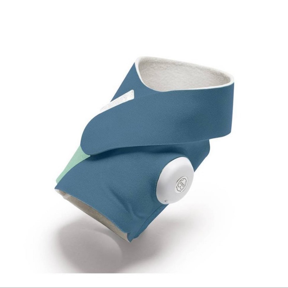 Owlet fabric sock - bedtime blue